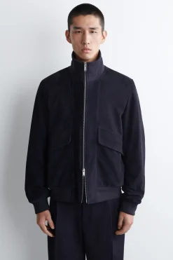 FLIEGERJACKE AUS VELOURSLEDER