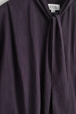 FLIESSENDE BLUSE MIT SCHALDETAIL