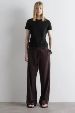 FLIESSENDE HOSE MIT KORDELZUGBUND