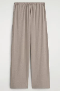 FLIESSENDE JERSEYHOSE MIT WEITEM BEIN