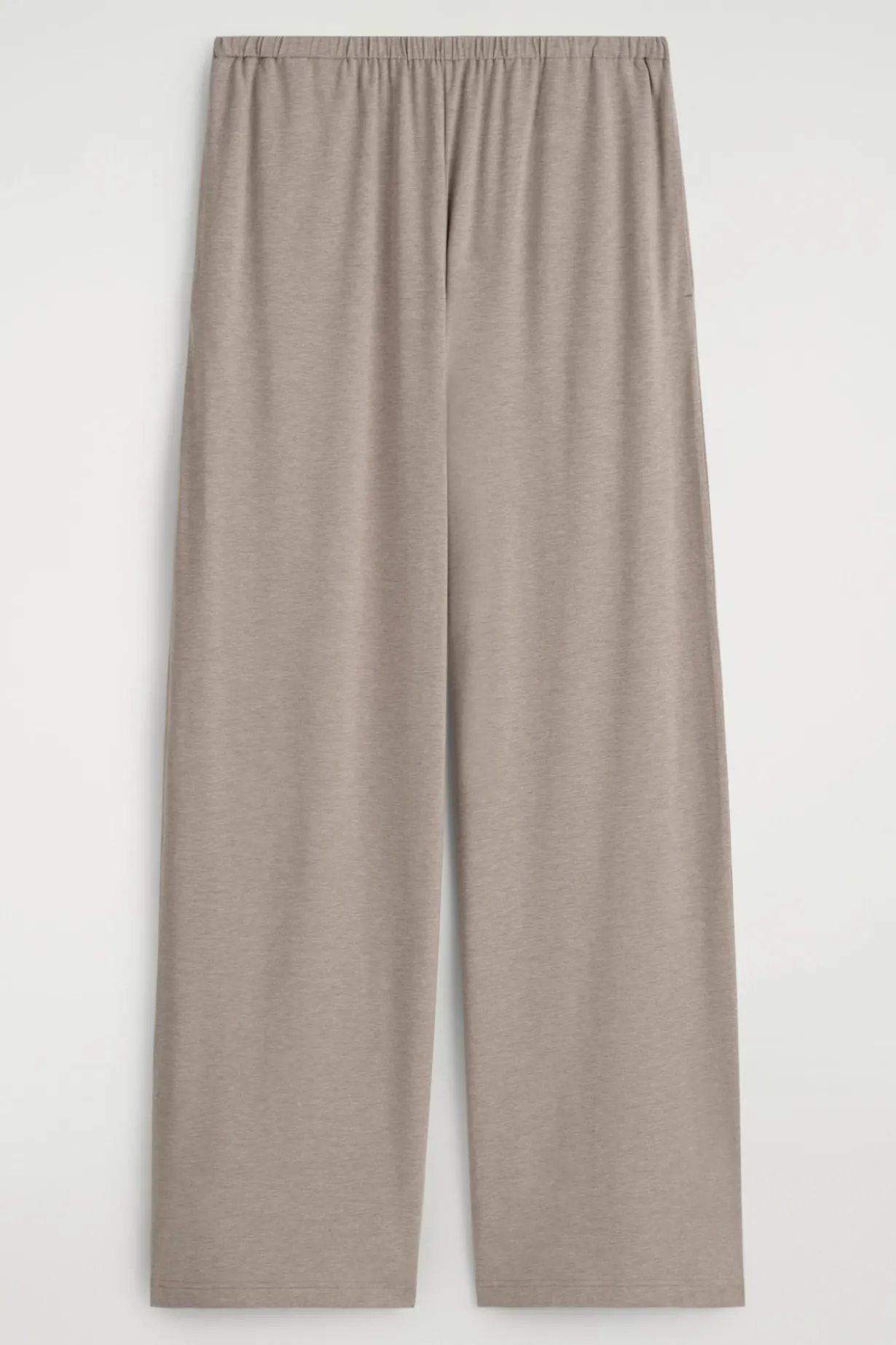 FLIESSENDE JERSEYHOSE MIT WEITEM BEIN