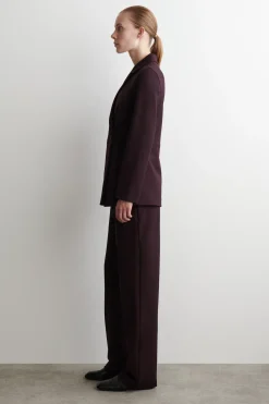 FLIESSENDER BLAZER MIT WICKELFRONT