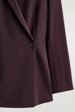 FLIESSENDER BLAZER MIT WICKELFRONT