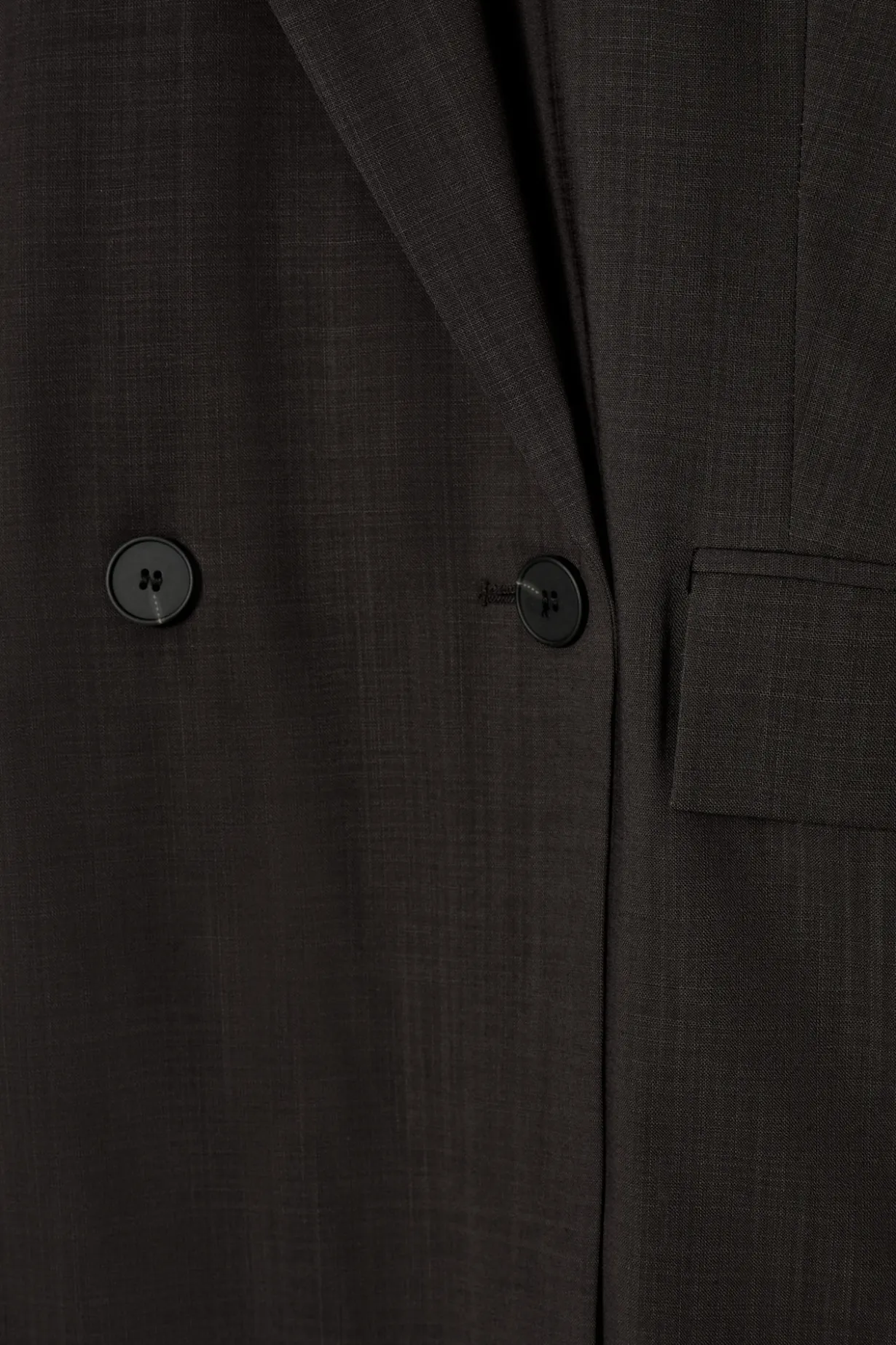 FLIESSENDER DOPPELREIHIGER WOLLBLAZER