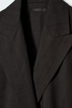 FLIESSENDER DOPPELREIHIGER WOLLBLAZER
