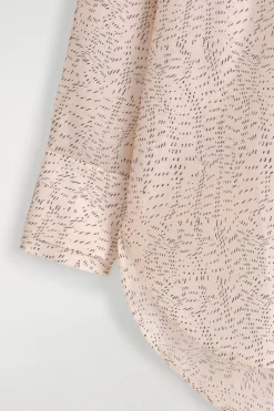 FLIESSENDES HEMD MIT PRINT