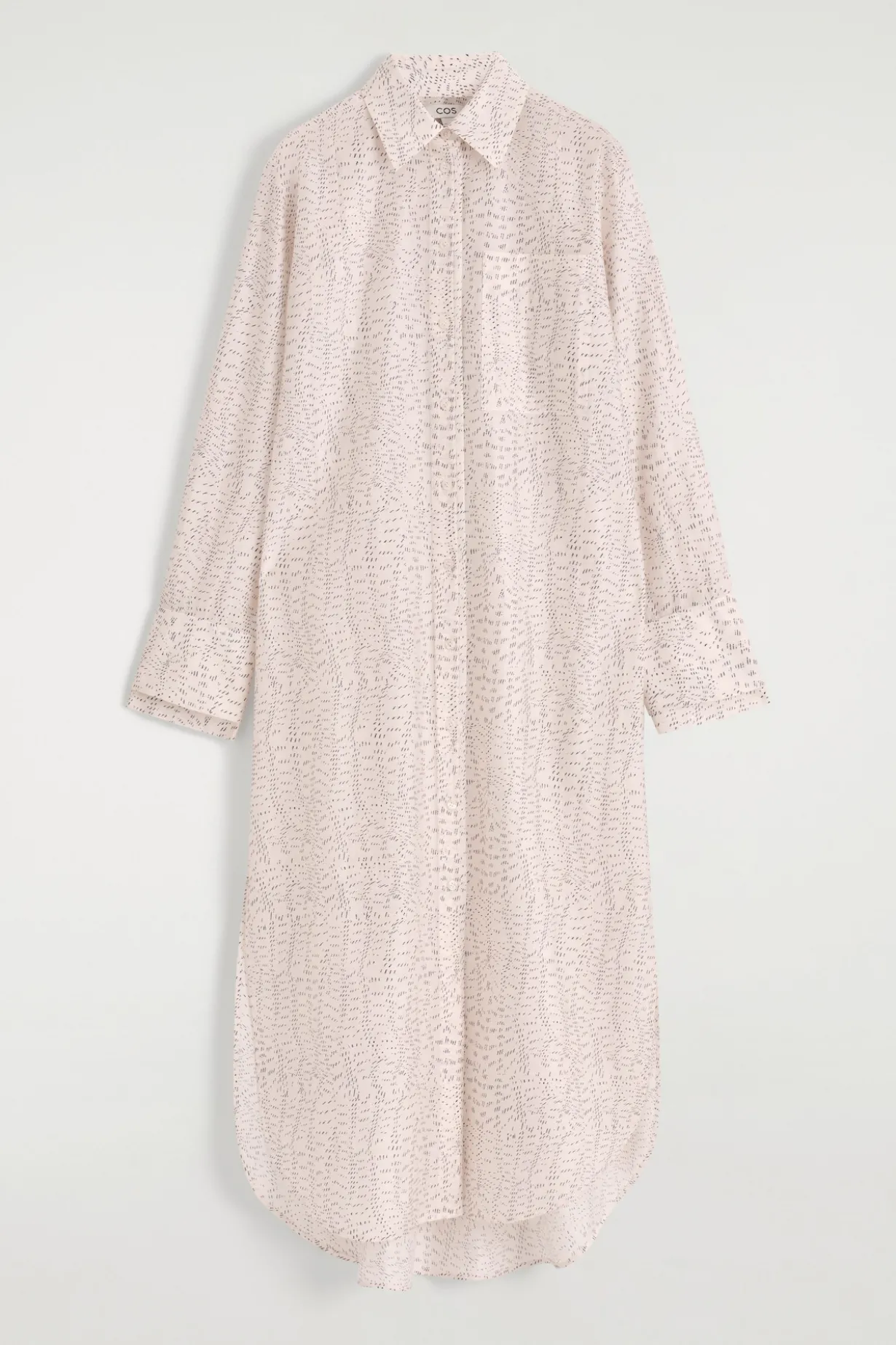 FLIESSENDES HEMDKLEID MIT PRINT