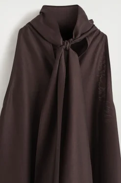 FLIESSENDES NECKHOLDER-KLEID IN MINILÄNGE