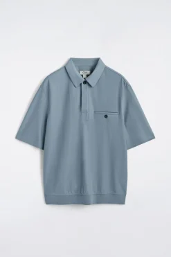 FLIESSENDES POLOHEMD AUS JERSEY