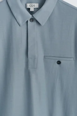 FLIESSENDES POLOHEMD AUS JERSEY