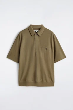 FLIESSENDES POLOHEMD AUS JERSEY