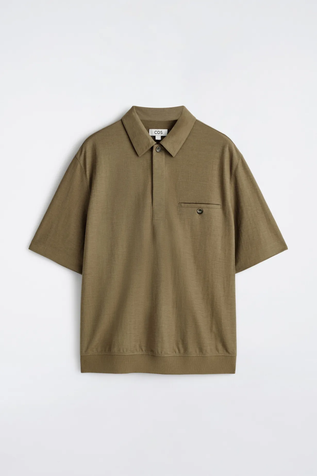 FLIESSENDES POLOHEMD AUS JERSEY