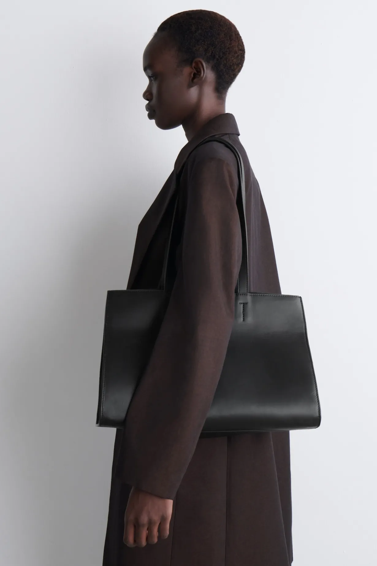 GALLERY TOTE BAG - LEDER