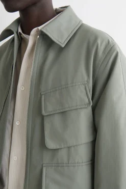 GEFÜTTERTE UTILITY-JACKE AUS NYLON