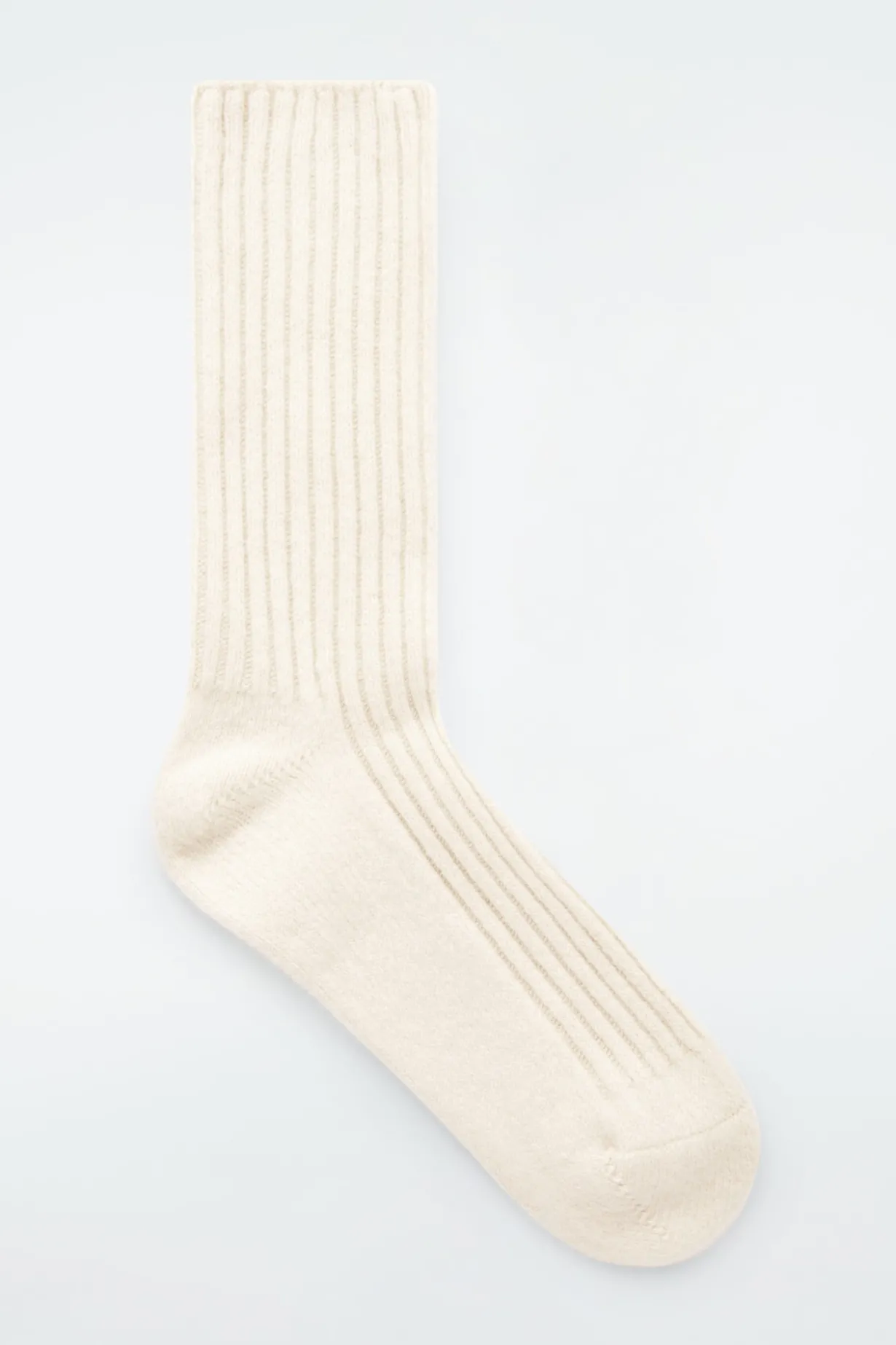 GERIPPTE KASCHMIRSOCKEN