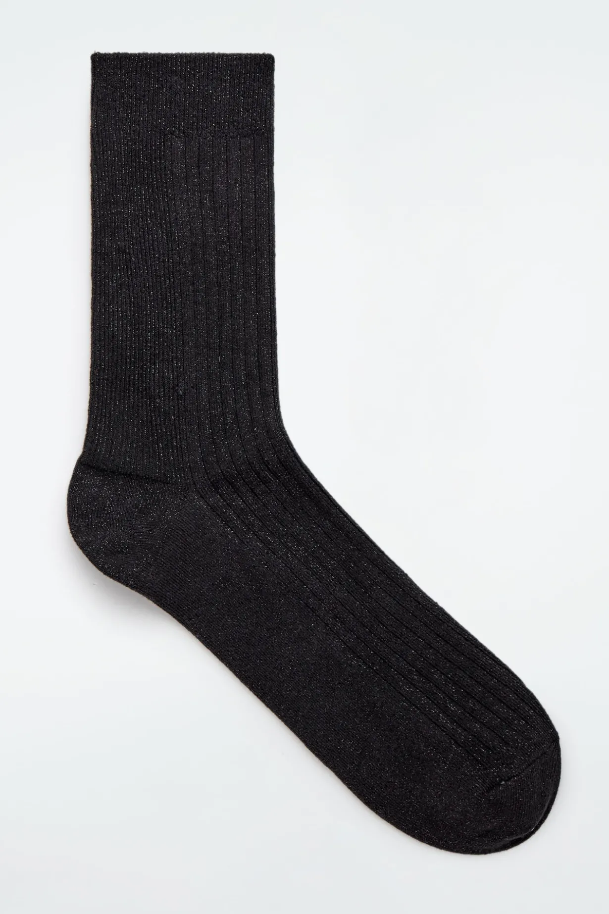 GERIPPTE SOCKEN AUS LUREX