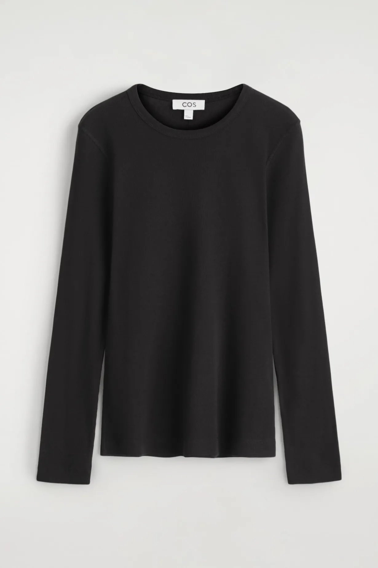 GERIPPTES LANGARMSHIRT AUS JERSEY
