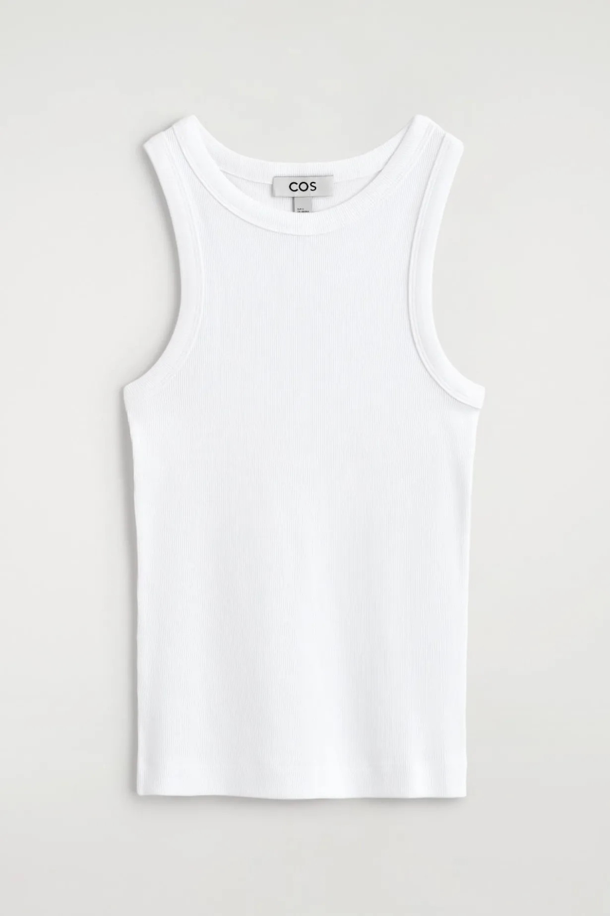 GERIPPTES TANKTOP AUS BAUMWOLLE
