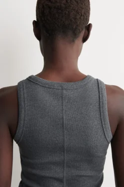 GERIPPTES TANKTOP AUS BAUMWOLLE