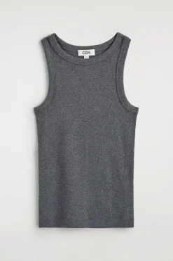 GERIPPTES TANKTOP AUS BAUMWOLLE
