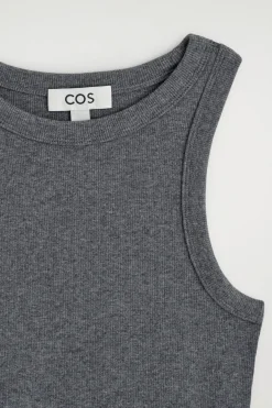 GERIPPTES TANKTOP AUS BAUMWOLLE