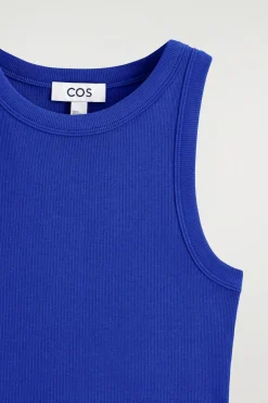 GERIPPTES TANKTOP AUS BAUMWOLLE