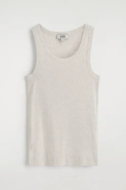 GERIPPTES TANKTOP AUS BAUMWOLLE