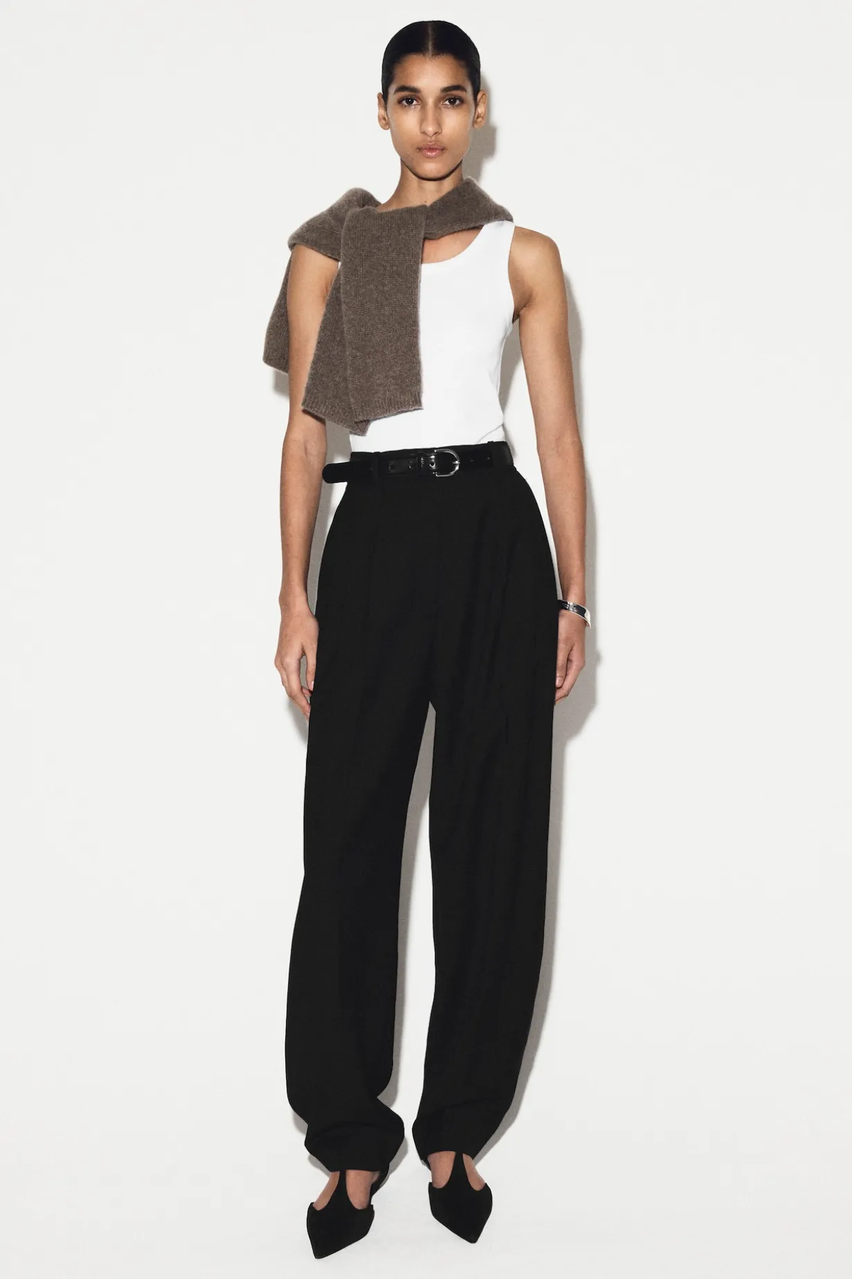 GERIPPTES TANKTOP AUS BAUMWOLLE