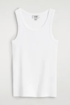 GERIPPTES TANKTOP AUS BAUMWOLLE