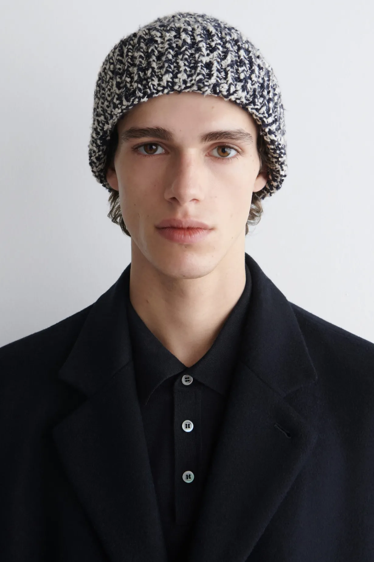 GESPRENKELTE BEANIE AUS WOLL-MIX