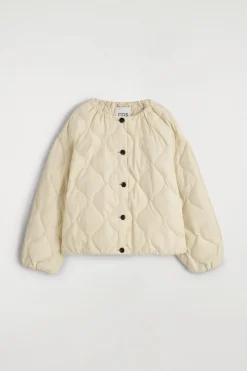 GESTEPPTE DAUNENJACKE MIT RAFFUNGEN