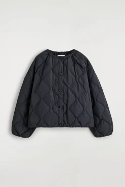 GESTEPPTE DAUNENJACKE MIT RAFFUNGEN
