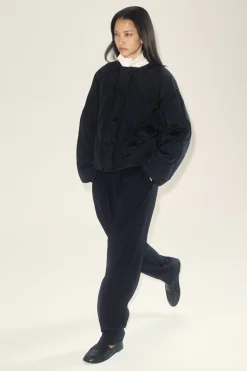 GESTEPPTE DAUNENJACKE MIT RAFFUNGEN