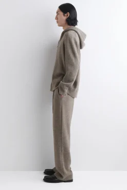 GESTRICKTE JOGGINGHOSE AUS MERINOWOLL-YAK-MIX