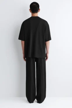 GEWICHTIGES OVERSIZED-T-SHIRT AUS BAUMWOLLE
