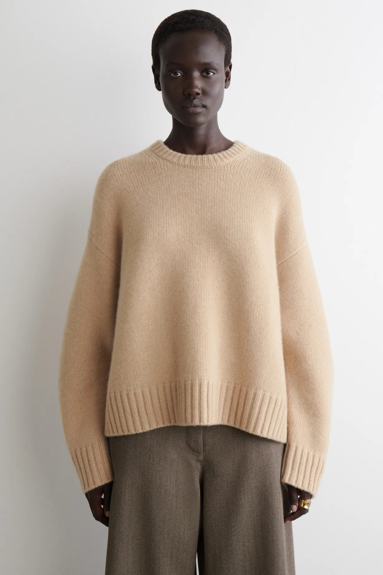 GROBSTRICKPULLOVER AUS KASCHMIR