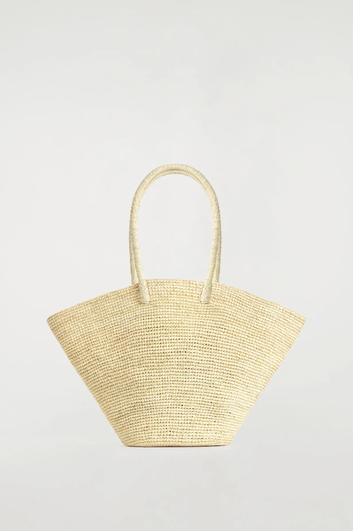 HANDGEWEBTE TASCHE - STROH
