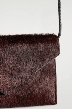HANDYTASCHE - LEDER MIT PONYHAAR-EFFEKT