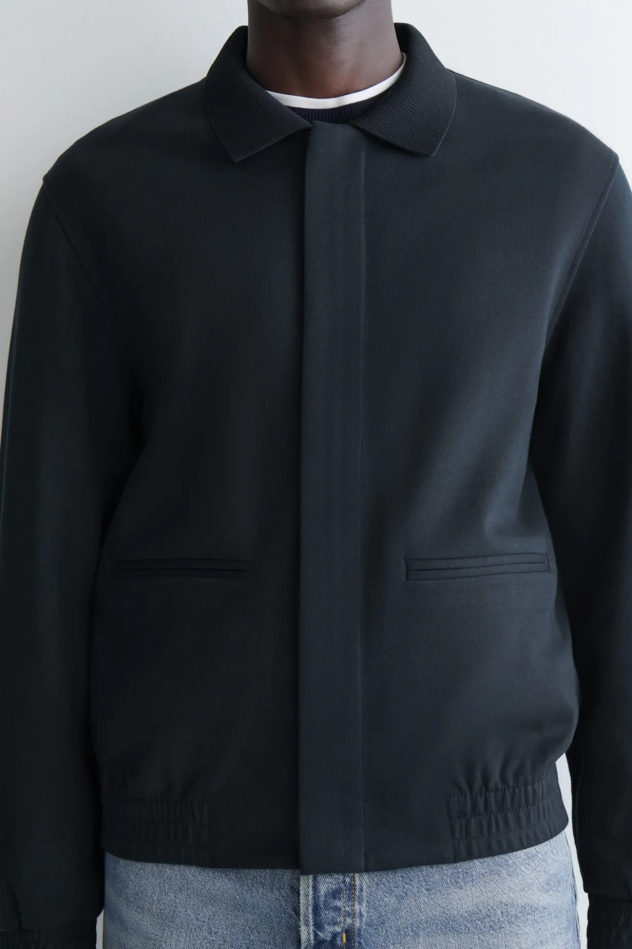HARRINGTON-JACKE AUS JERSEY