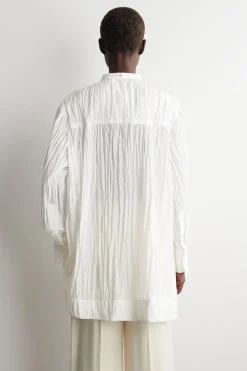 HEMD AUS BAUMWOLLE IN KNITTEROPTIK MIT LATZDETAIL