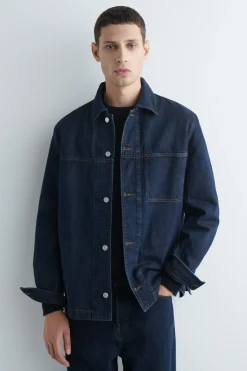 HEMDJACKE AUS DENIM