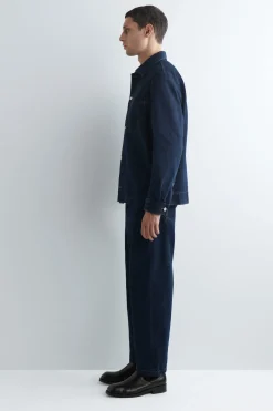HEMDJACKE AUS DENIM