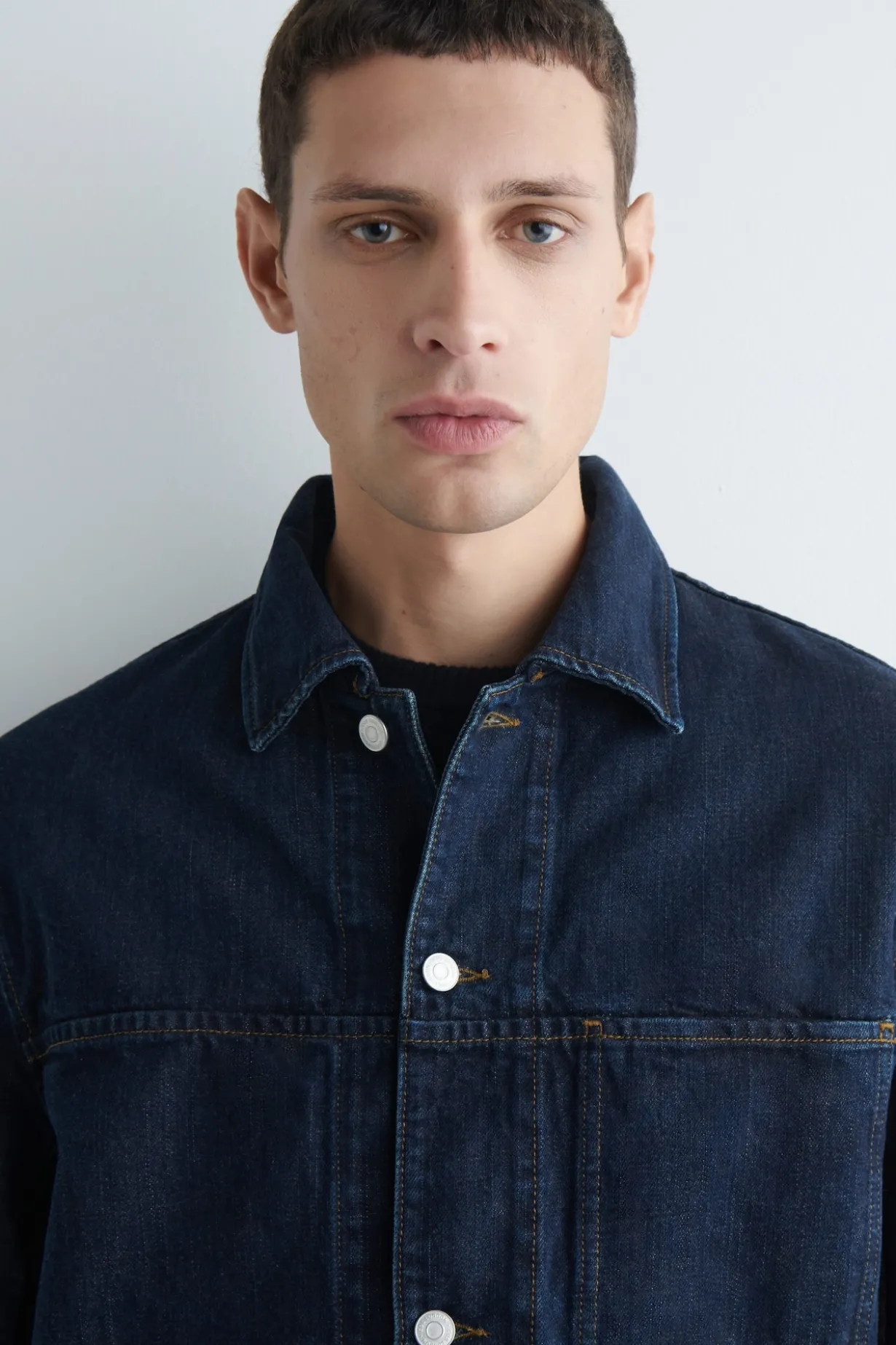 HEMDJACKE AUS DENIM