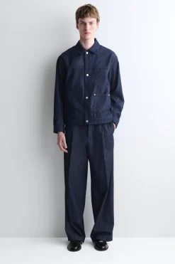 HEMDJACKE AUS DENIM