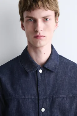 HEMDJACKE AUS DENIM
