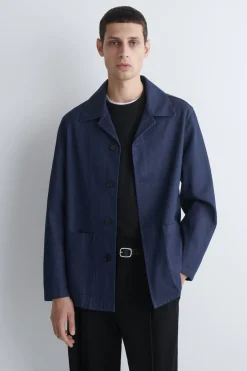 HEMDJACKE AUS DENIM