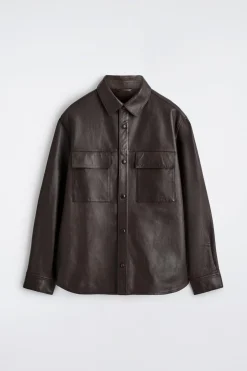 HEMDJACKE AUS LEDER