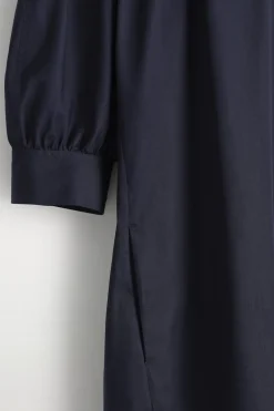 HEMDKLEID AUS BAUMWOLLE IN MIDILÄNGE