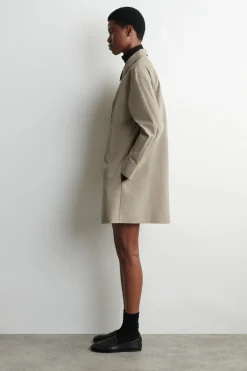 HEMDKLEID AUS BAUMWOLLE MIT GÜRTEL