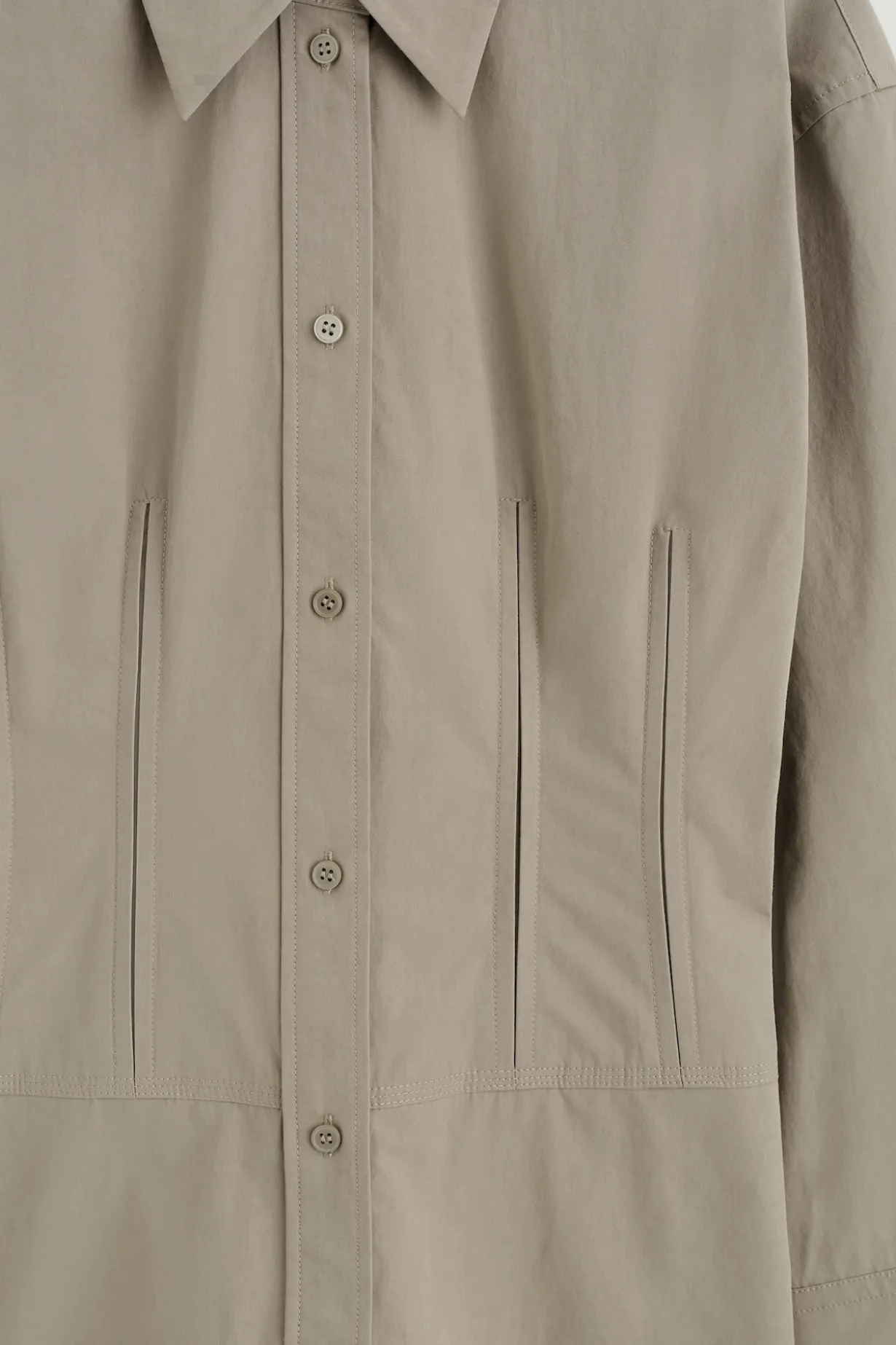 HEMDKLEID AUS BAUMWOLLE MIT GÜRTEL